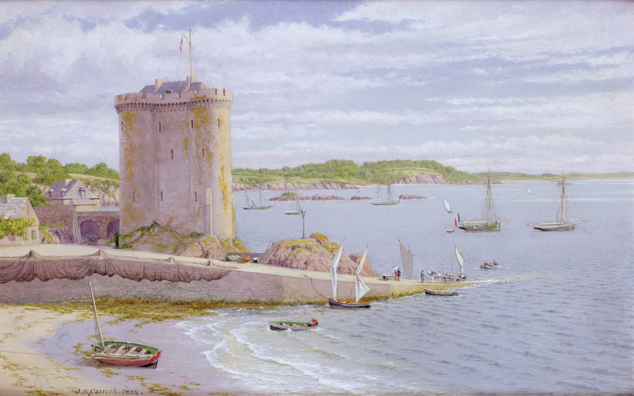 Solidor Tower, St. Malo, 1882 af John Mulcaster Carrick