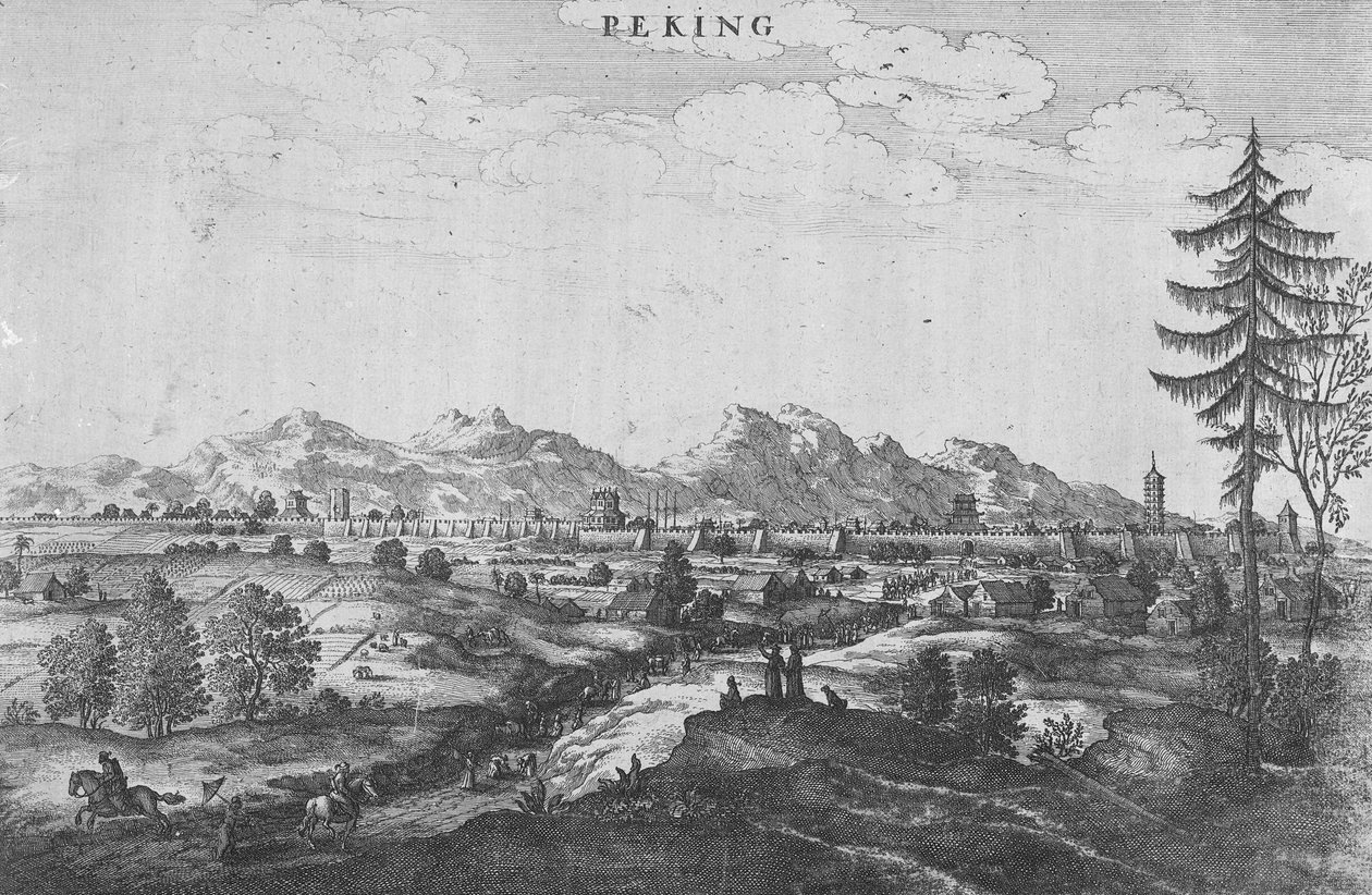 Peking, en illustration fra Jan Nieuhofs 
