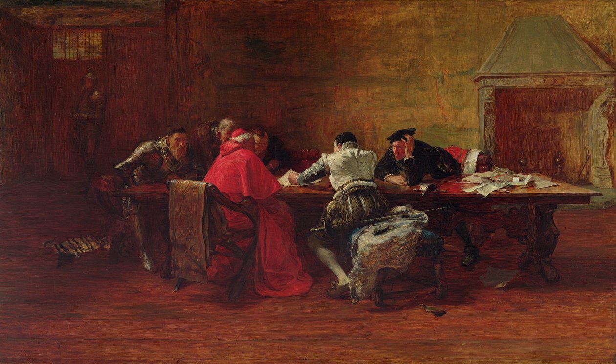 Forræderi, 1867 af John Pettie
