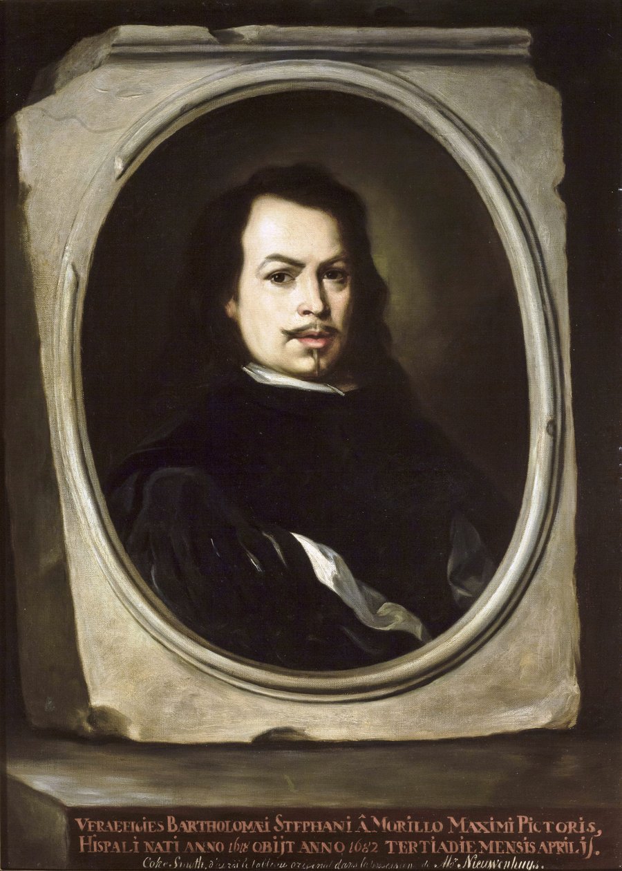 Portræt af Bartolomé Esteban Murillo af John Richard Coke Smyth