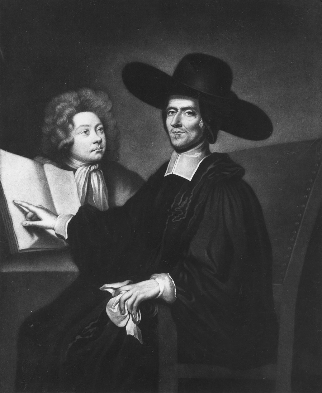 Dr. Richard Busby (1606-95) graveret af James Masson af John Riley