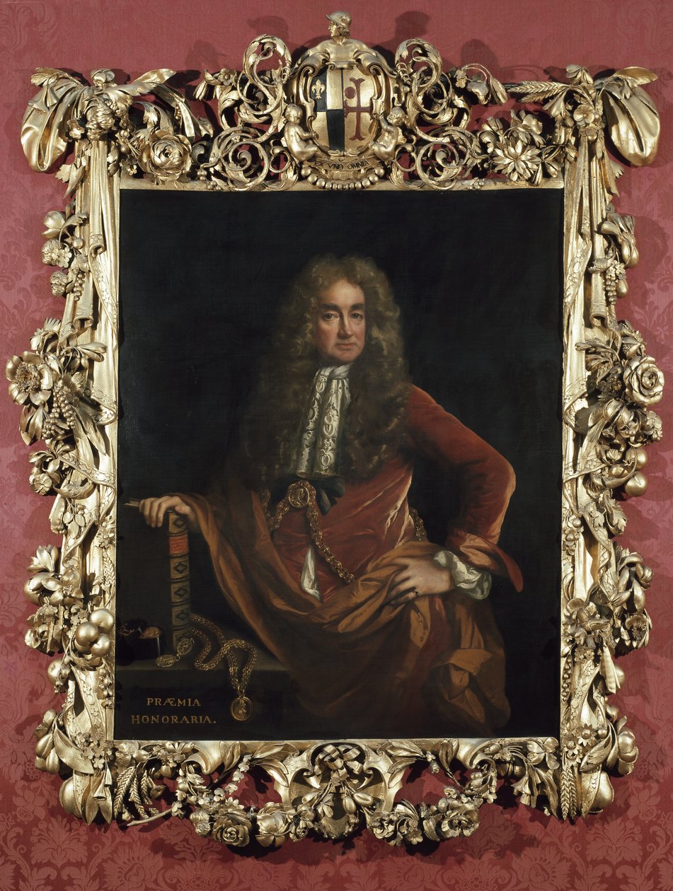 Portræt af Elias Ashmole af John Riley