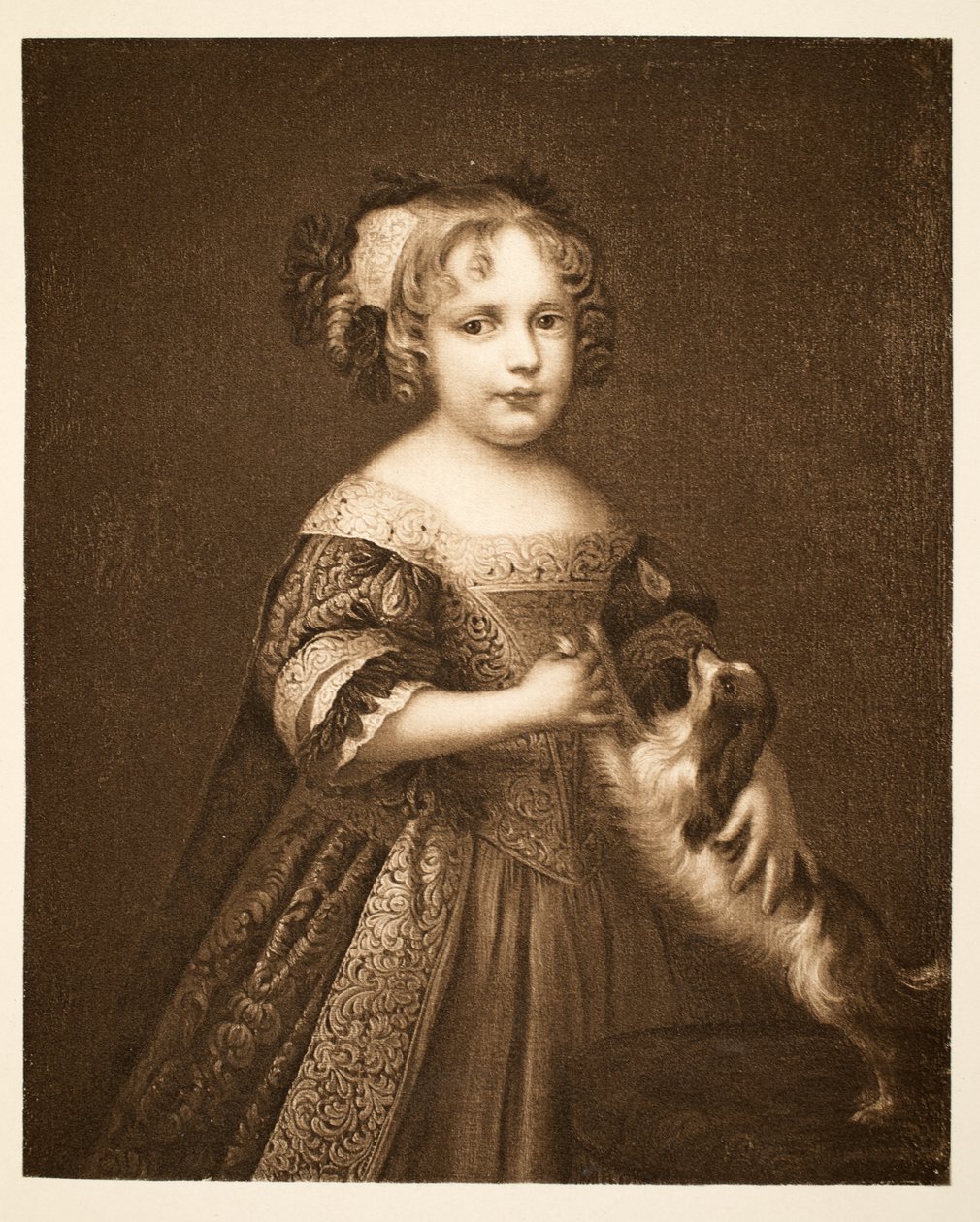 Prinsesse Anne, senere dronning, pub. 1902 (collotype) af John Riley
