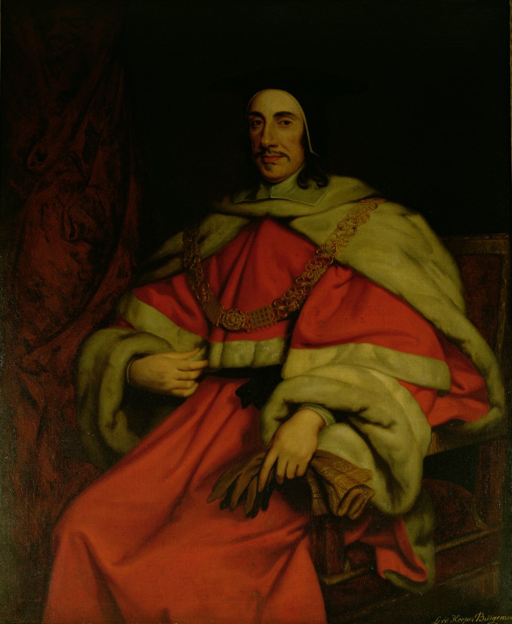 Sir Orlando Bridgeman (1608-74) 1. Baronet (olie) af John Riley