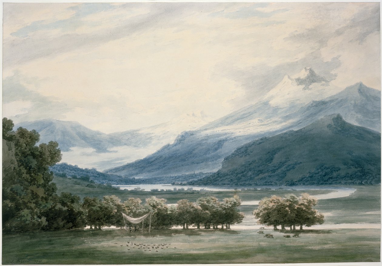 Bressanone, Sydtyrol af John Robert Cozens