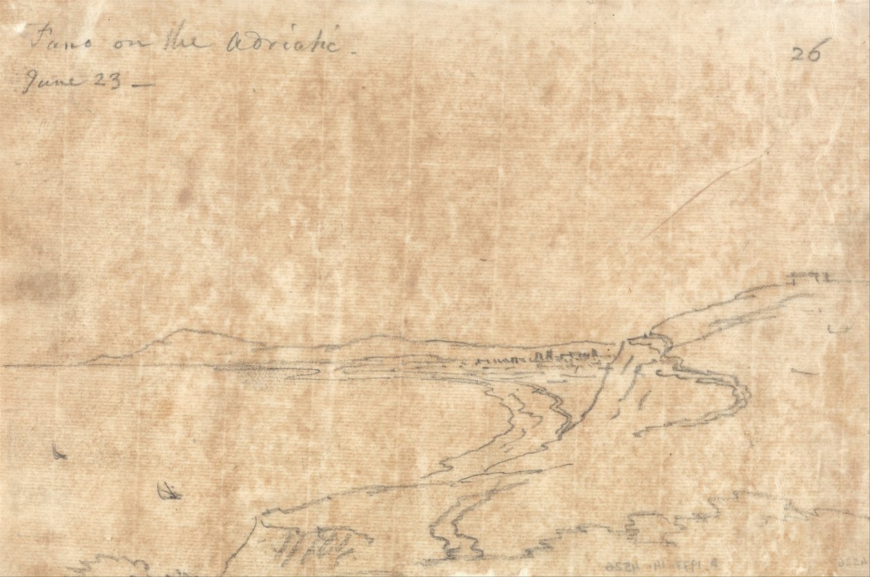 Fano på Adriaterhavet af John Robert Cozens