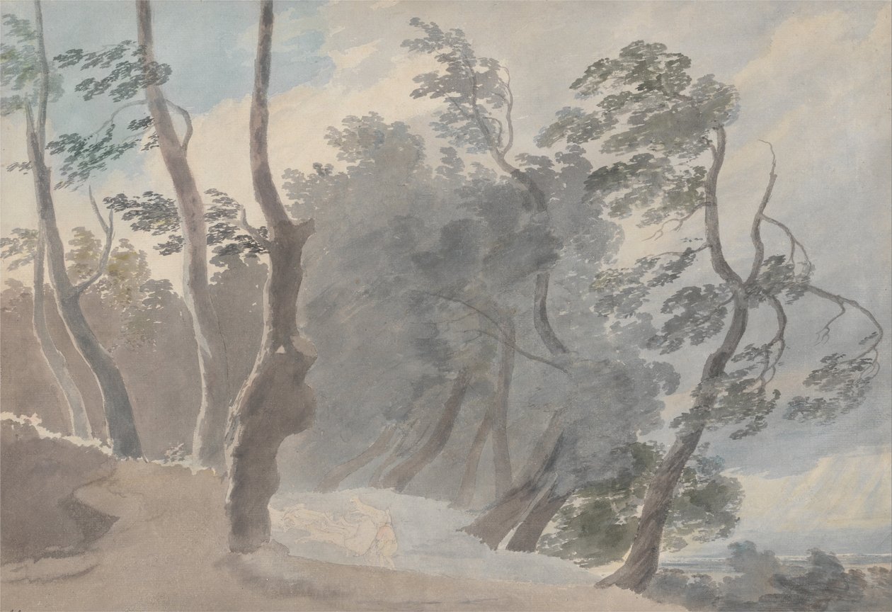 Galleria di Sopra, Albano af John Robert Cozens