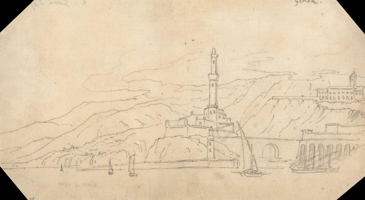 Genova af John Robert Cozens