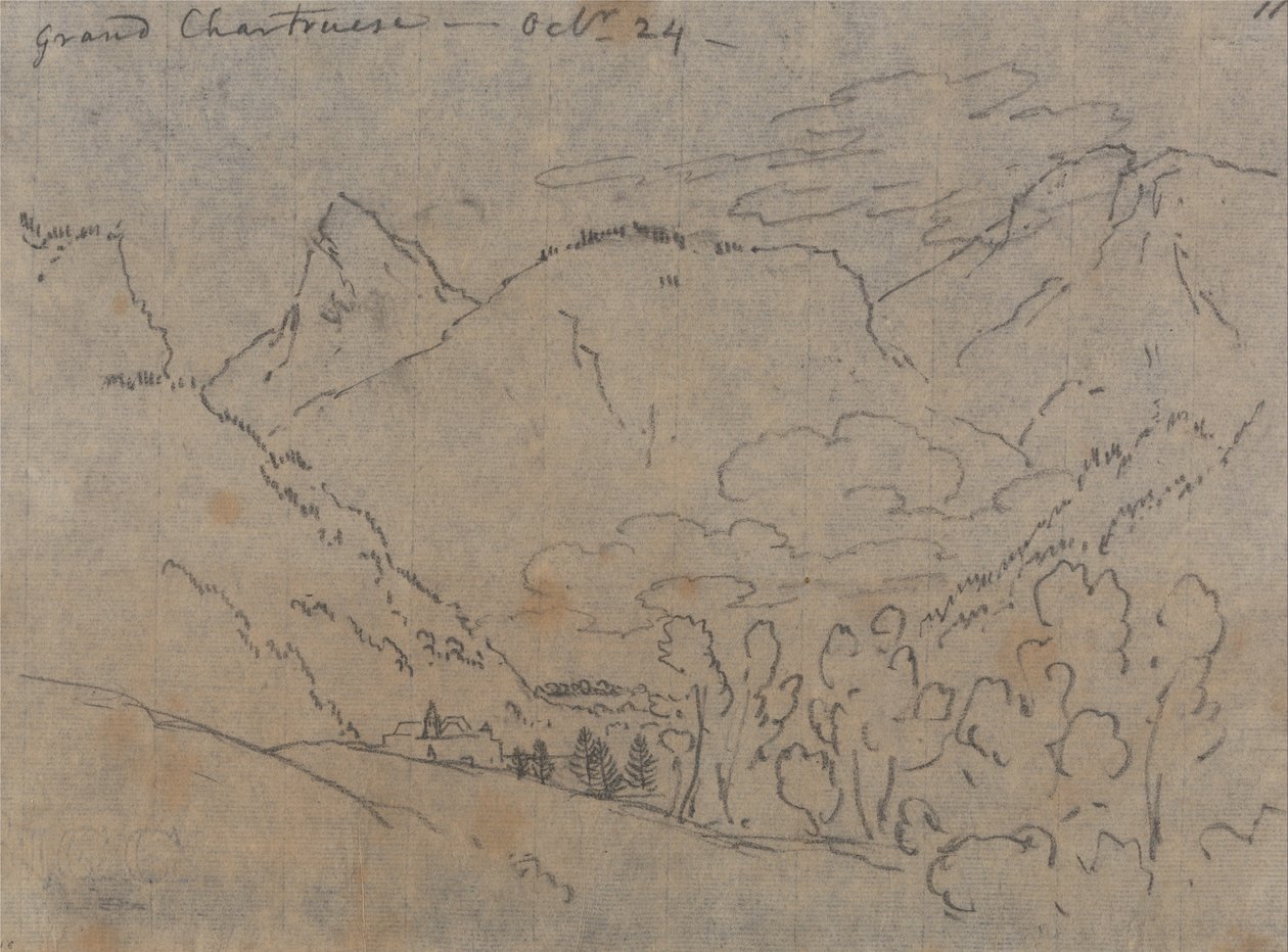 Grand Chartreuse, 24. oktober af John Robert Cozens