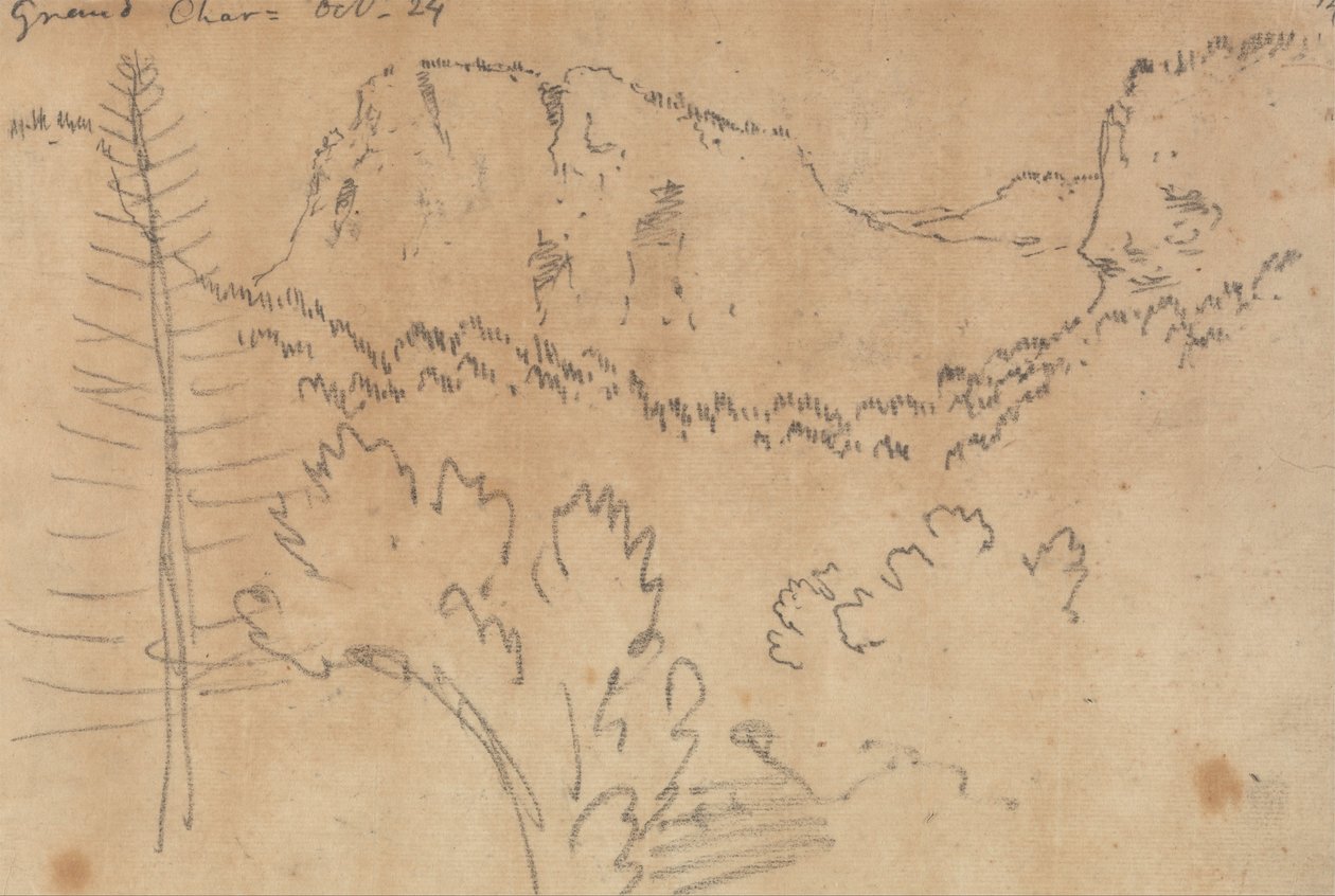 Grand Chartreuse, den 24. oktober af John Robert Cozens
