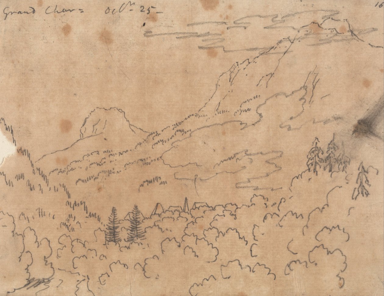 Grand Chartreuse, 25. oktober af John Robert Cozens