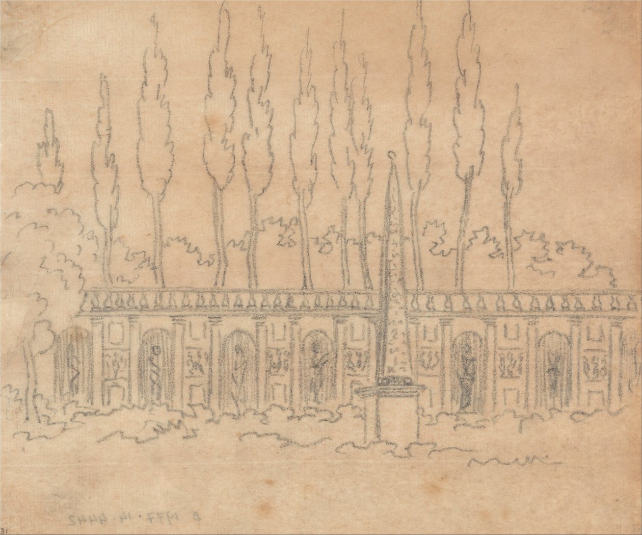 I en villa i haven af John Robert Cozens