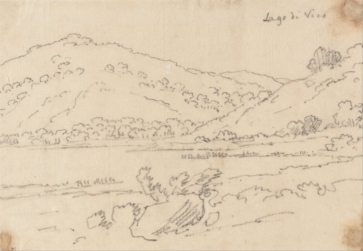Vico søen af John Robert Cozens
