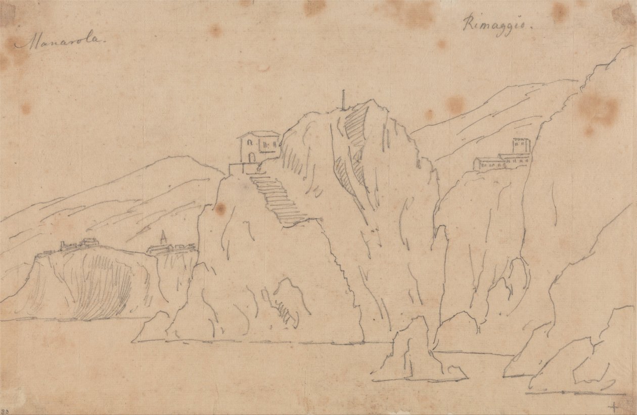 Manarola af John Robert Cozens