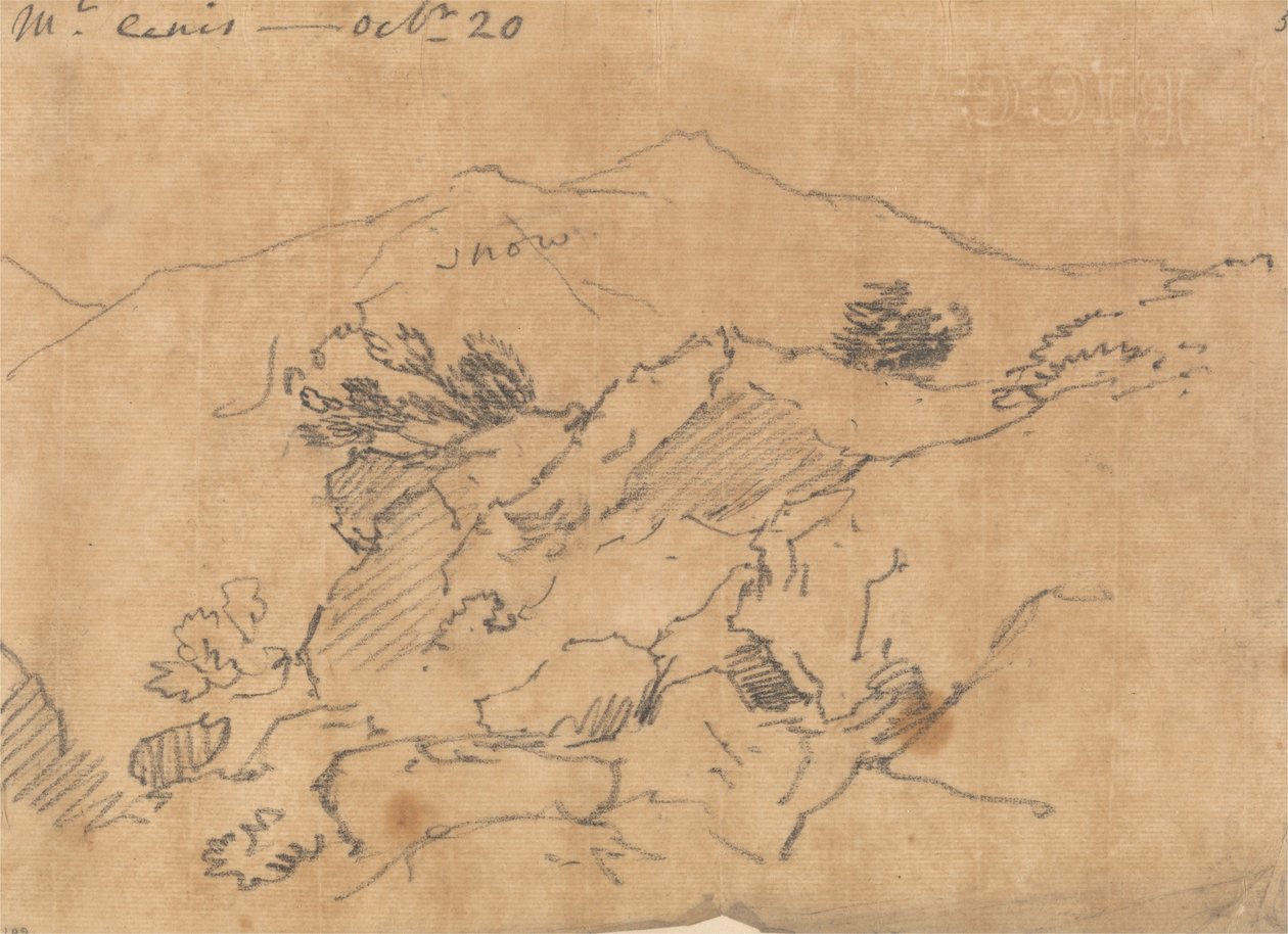 Mont Cenis, 20. oktober af John Robert Cozens
