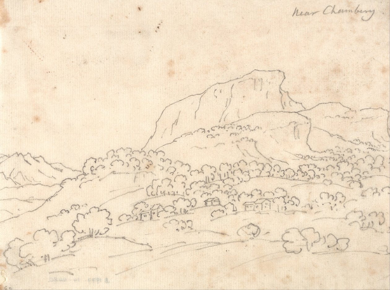 I nærheden af Chamberg af John Robert Cozens