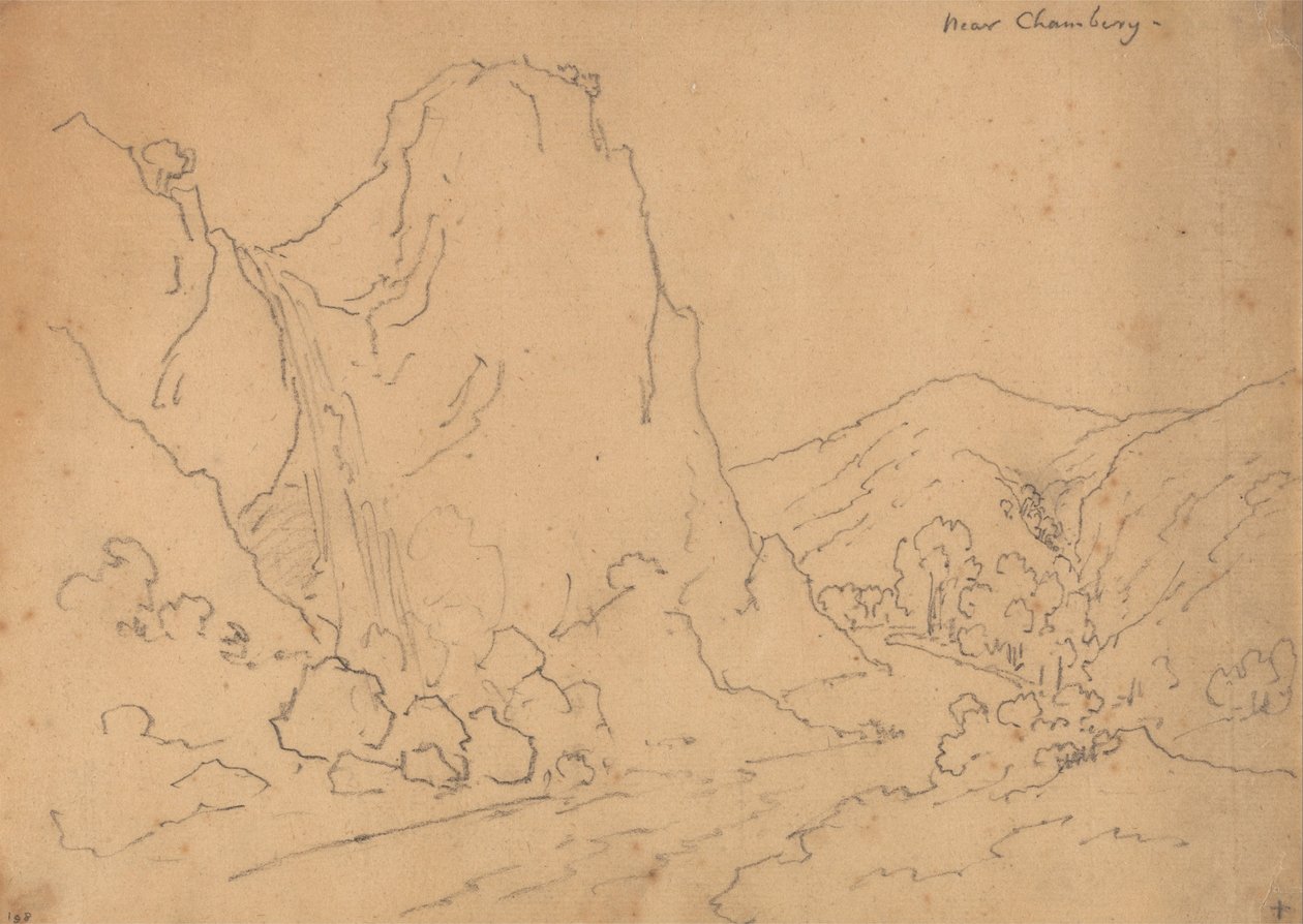 I nærheden af Chambéry af John Robert Cozens