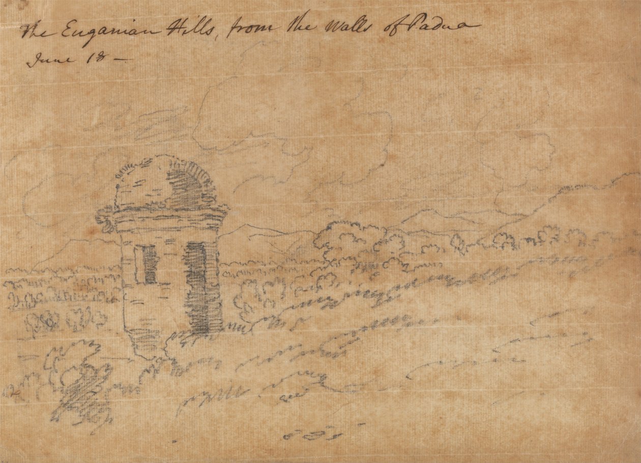 De Euganesiske bakker af John Robert Cozens