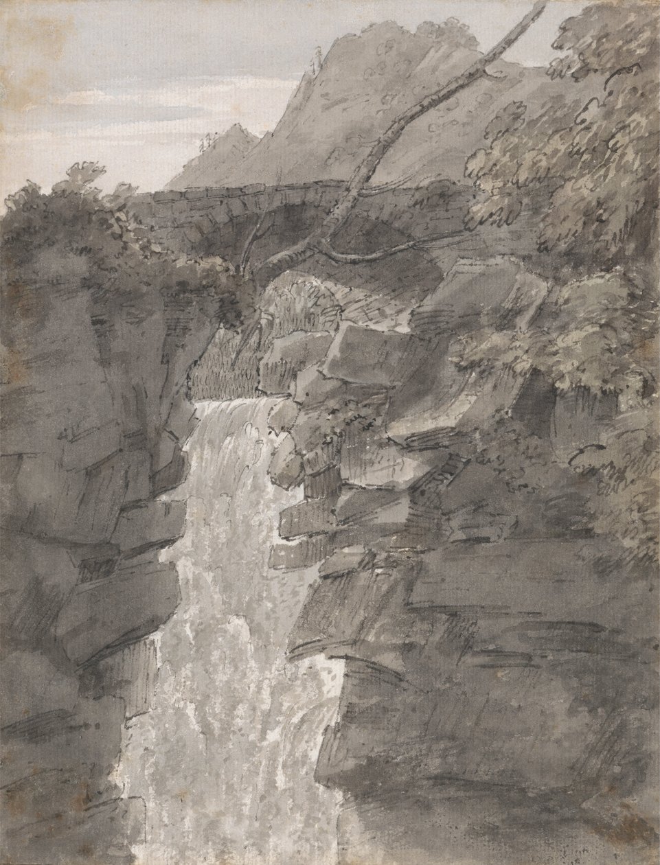 Reichenbachs fald af John Robert Cozens
