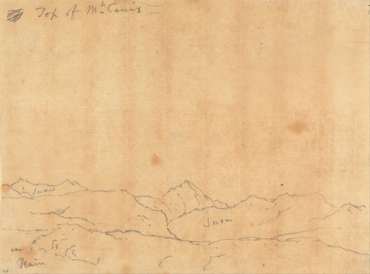 Toppen af Mont. Cenis af John Robert Cozens