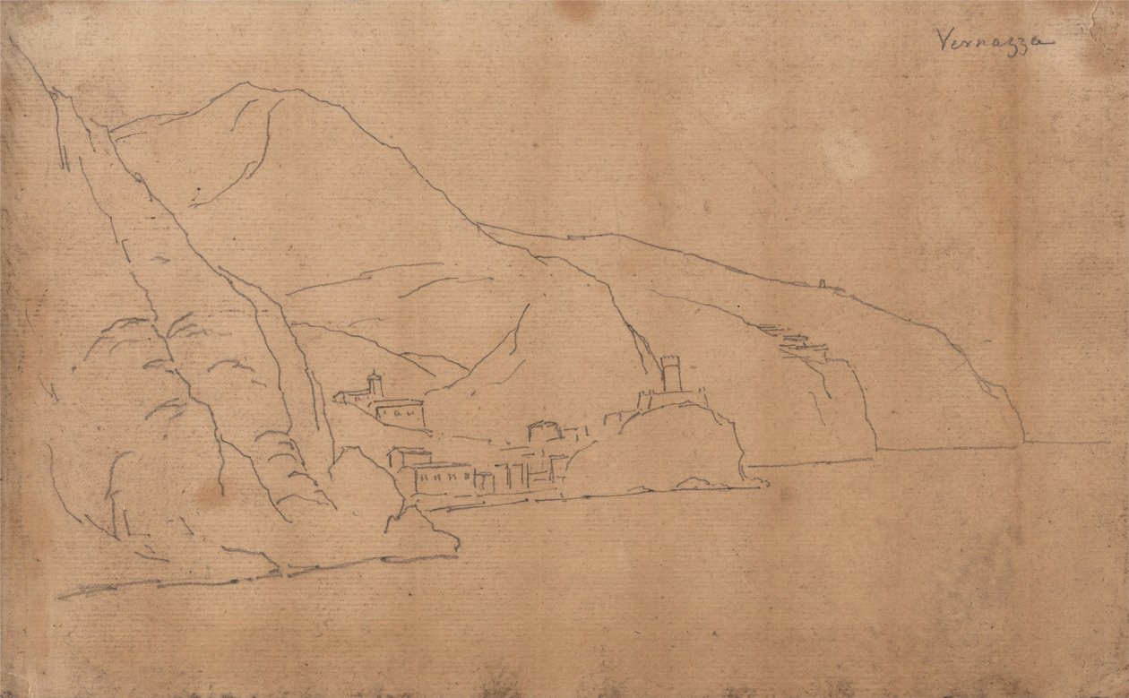 Vernazza af John Robert Cozens