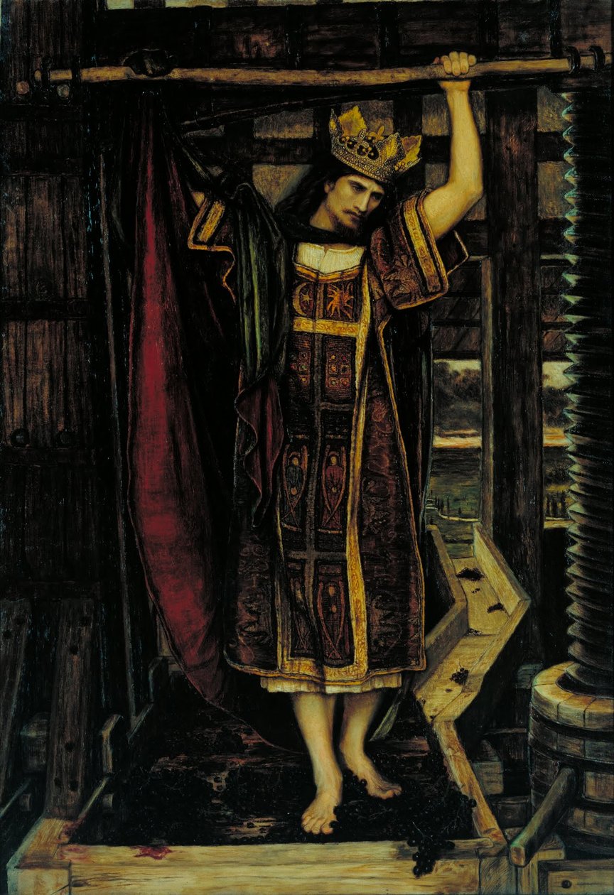 Vinpressen af John Roddam Spencer Stanhope