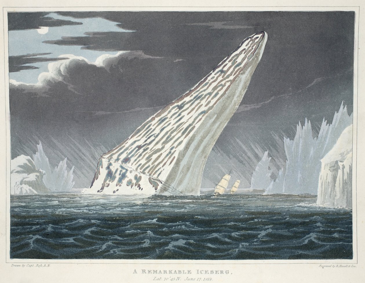 Et bemærkelsesværdigt isbjerg, illustration fra 