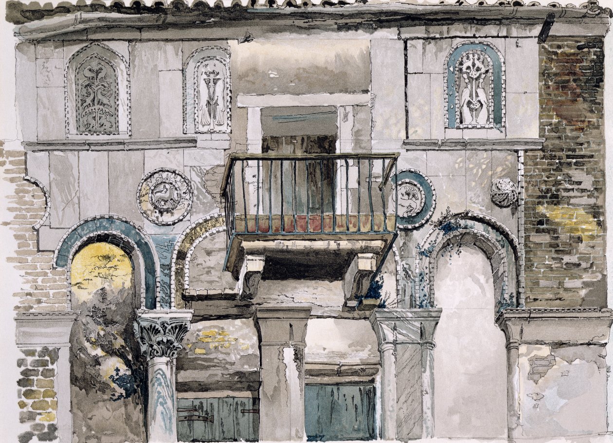 Fondaco dei Turchi, Venedig af John Ruskin