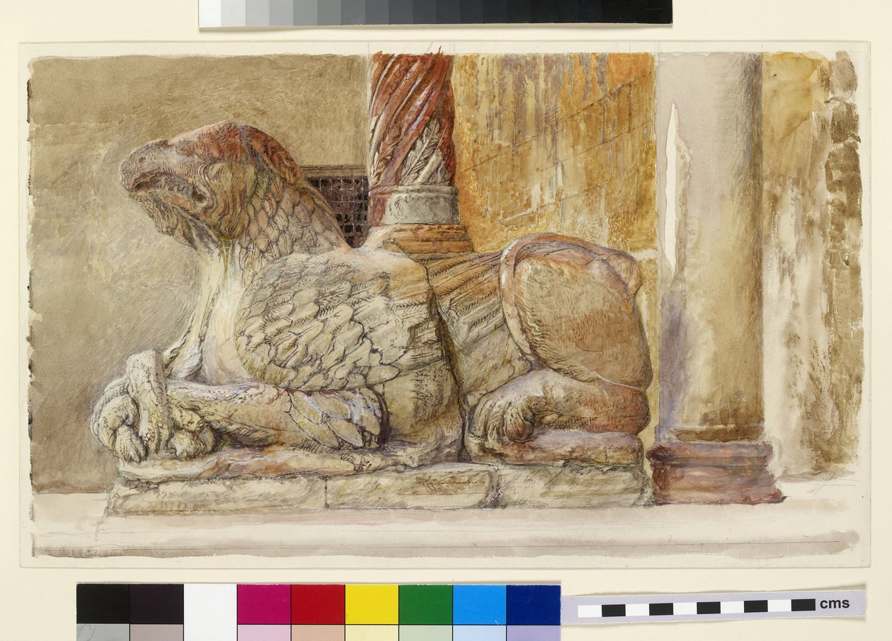 Gryphon, Verona, 19. århundrede af John Ruskin