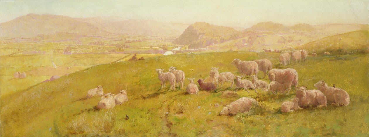The Vale of Towy, 1873 af John Samuel Raven