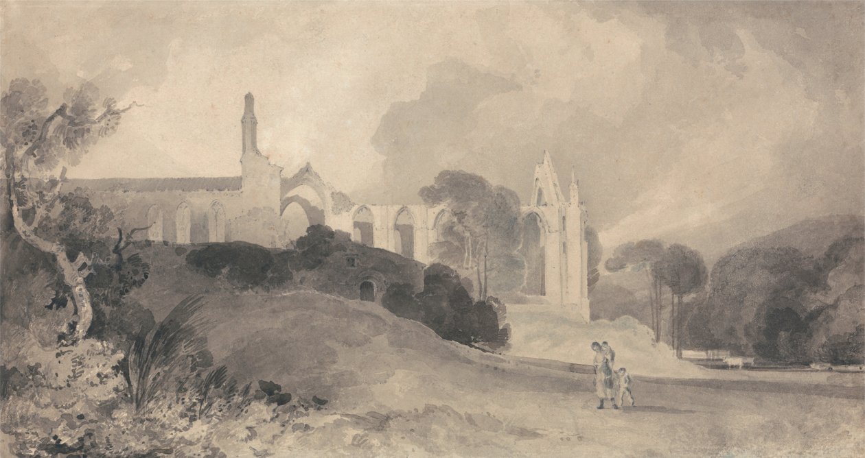 Bolton Priory, Yorkshire af John Sell Cotman