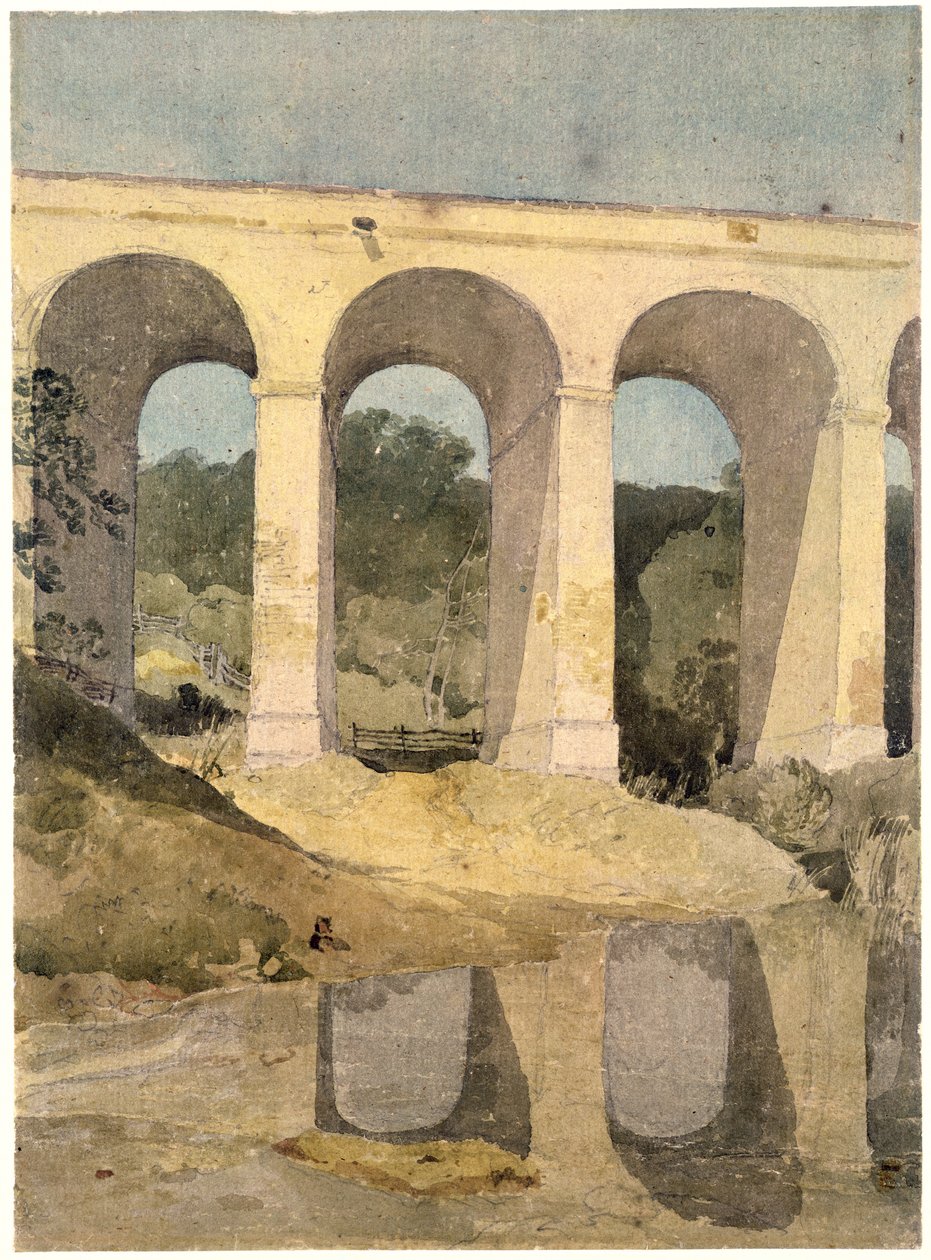 Chirk-akvædukten, 1806-7 af John Sell Cotman