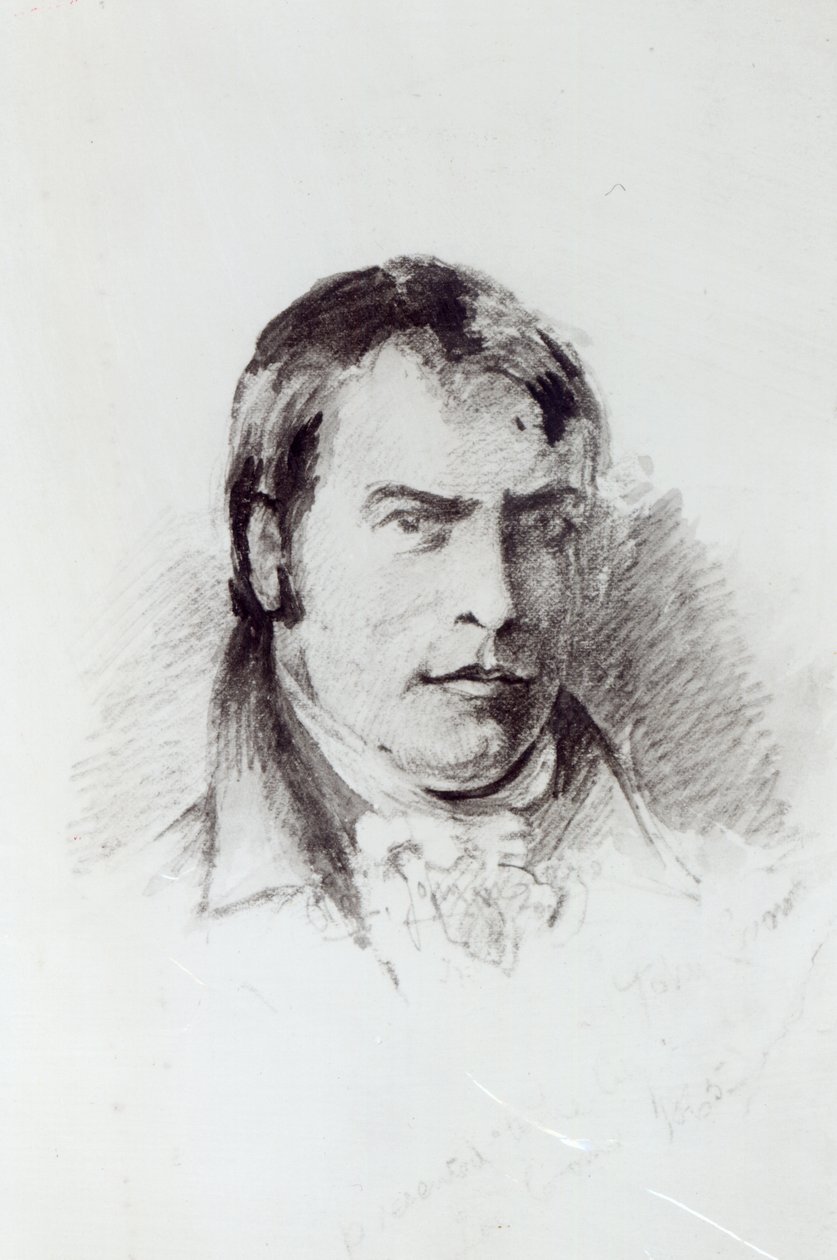 John Crome (pen, blæk og vask på papir) af John Sell Cotman