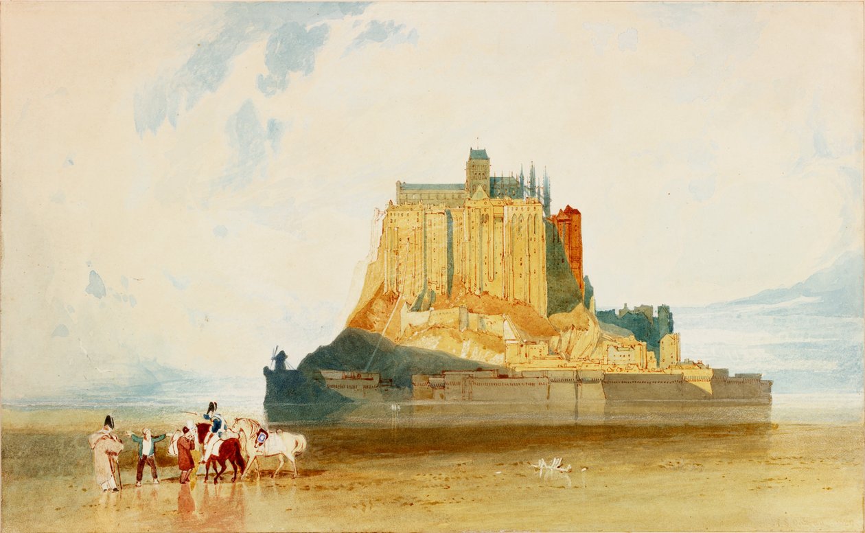 Mont St Michel, 1829 af John Sell Cotman