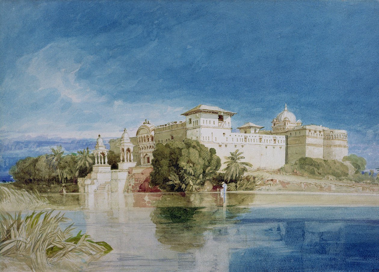 Perawa Palace, Malwa, Central Indien af John Sell Cotman