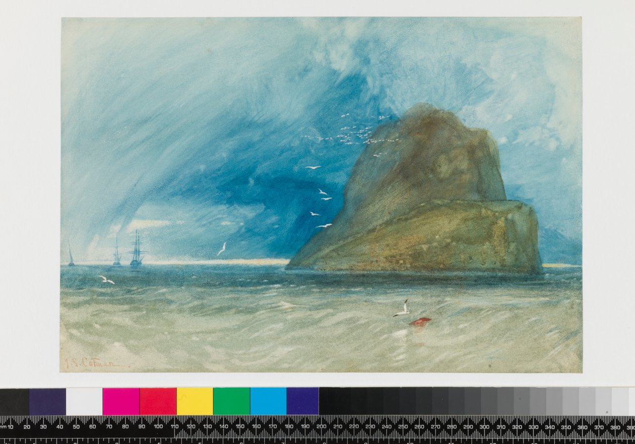 The Bass Rock, Skotland, ca. 1833-35 af John Sell Cotman