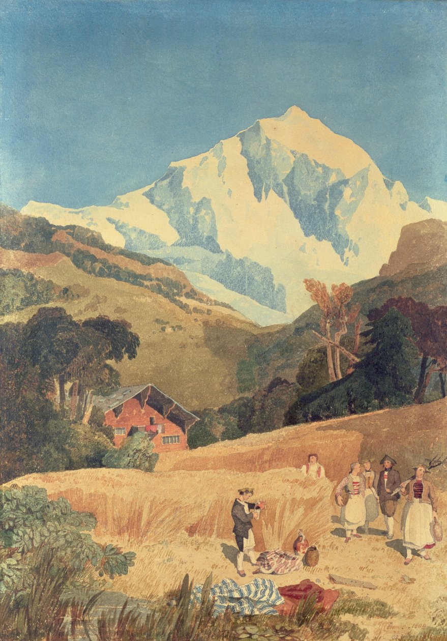 Udsigt over Jungfrau-hjørnet, 1809 af John Sell Cotman