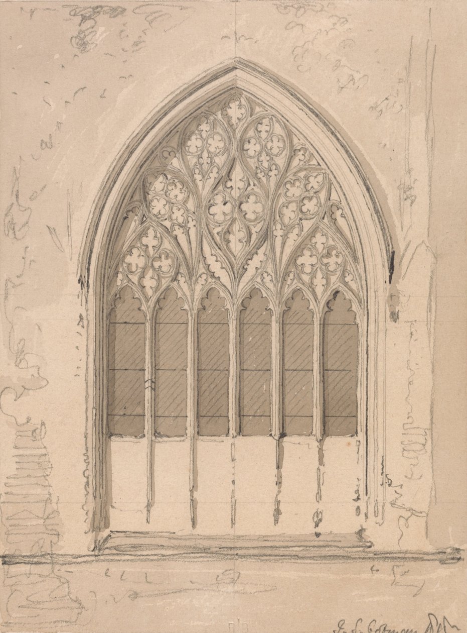 Vestvindue i Snettisham Church, Norfolk af John Sell Cotman