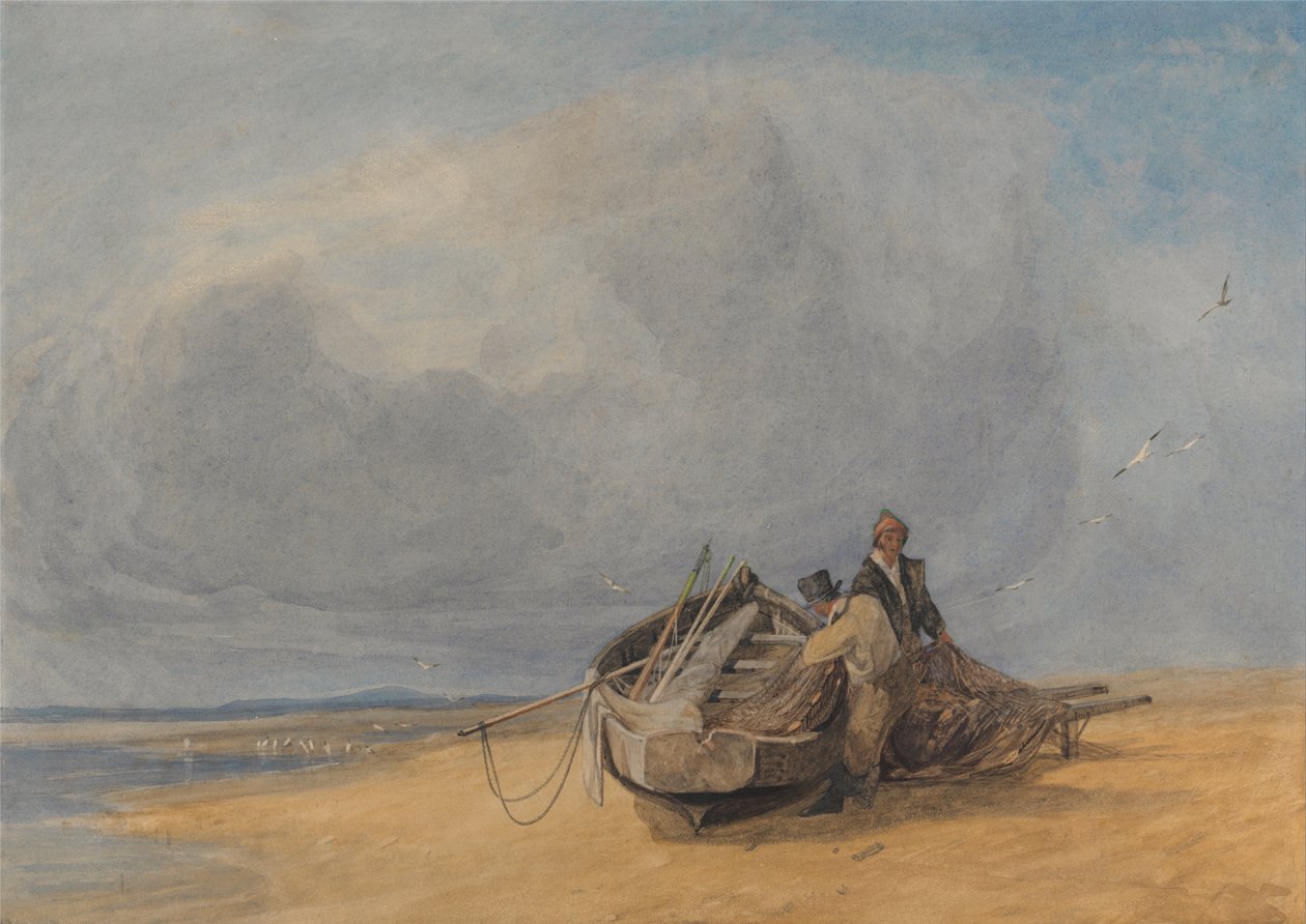 Yarmouth Sands, Norfolk af John Sell Cotman