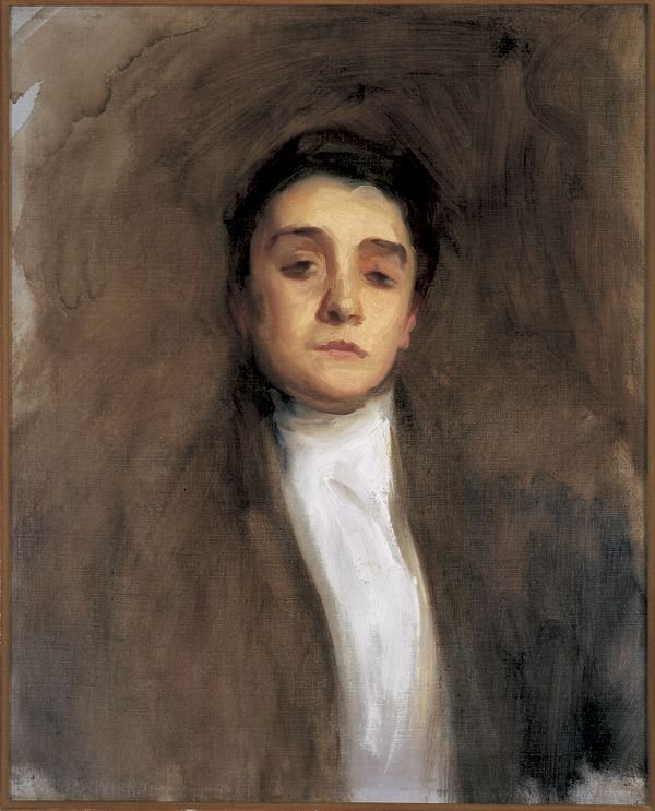 Italiensk skuespillerinde Eleonora Duse 1859-1924n af John Singer Sargent