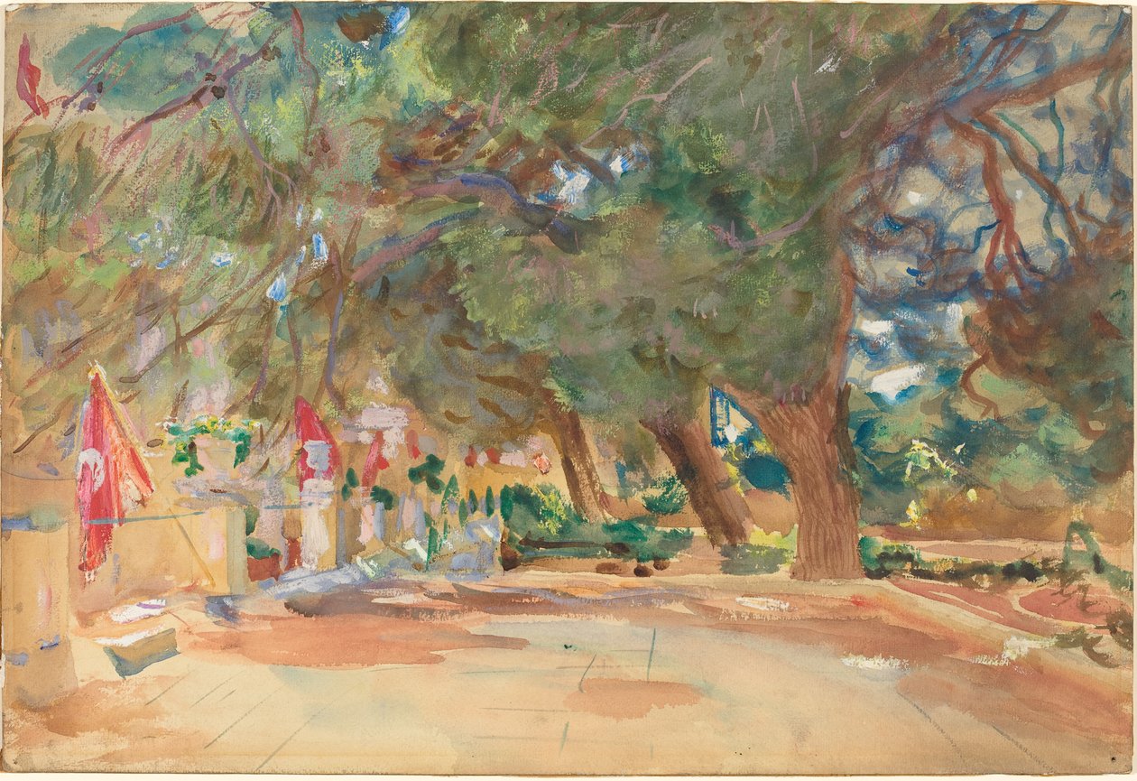 A War Memorial, 1918 (akvarel og gouache over grafit på vævet papir monteret om bord) af John Singer Sargent