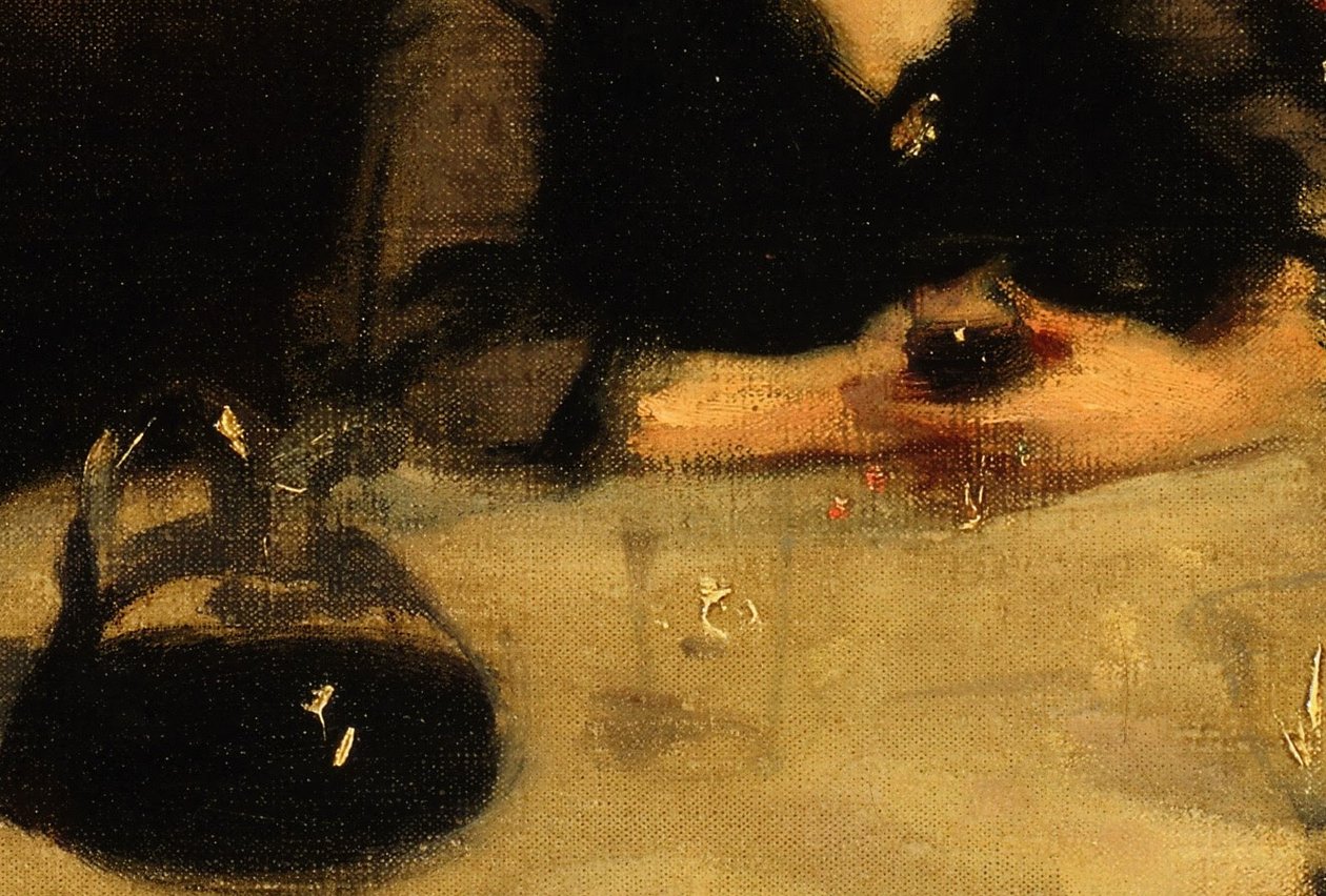 Portens glas: havnens detaljer af John Singer Sargent