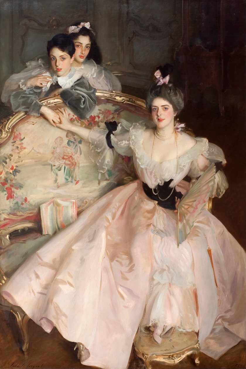 Fru Carl Meyer og hendes børn af John Singer Sargent