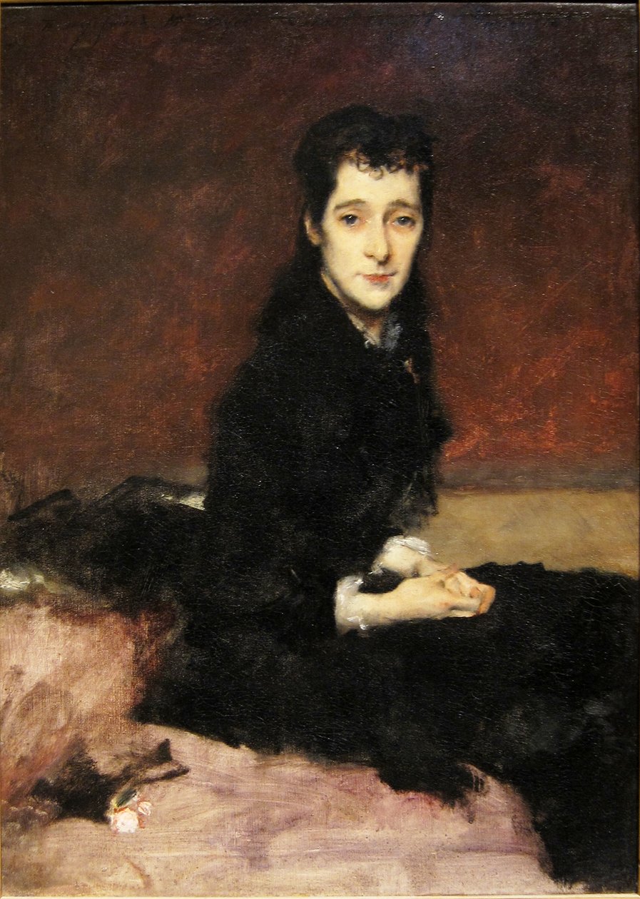 Fru Charles Gifford Dyer Mary Anthony af John Singer Sargent