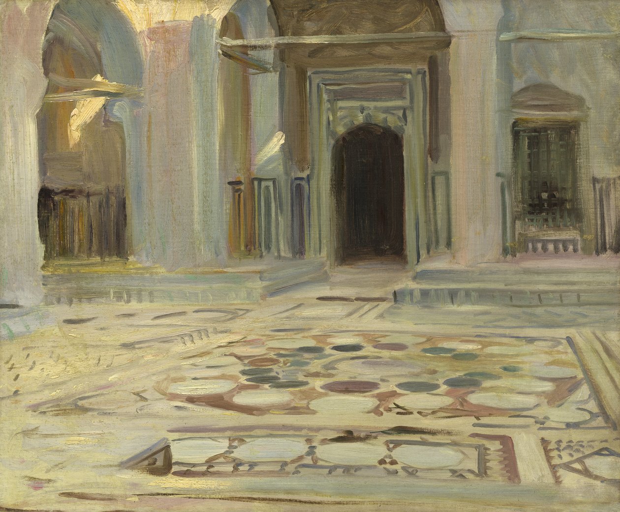 Pavement, Cairo, 1891 af John Singer Sargent