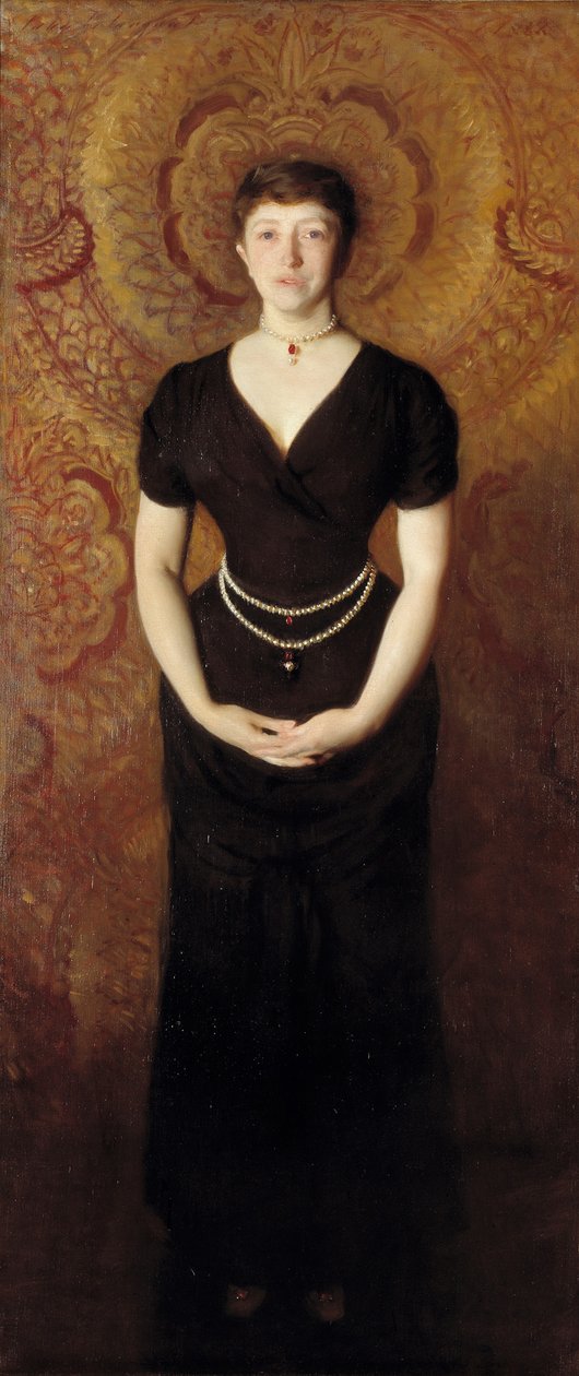 Portræt af Isabella Stewart Gardner 1840-1924 af John Singer Sargent