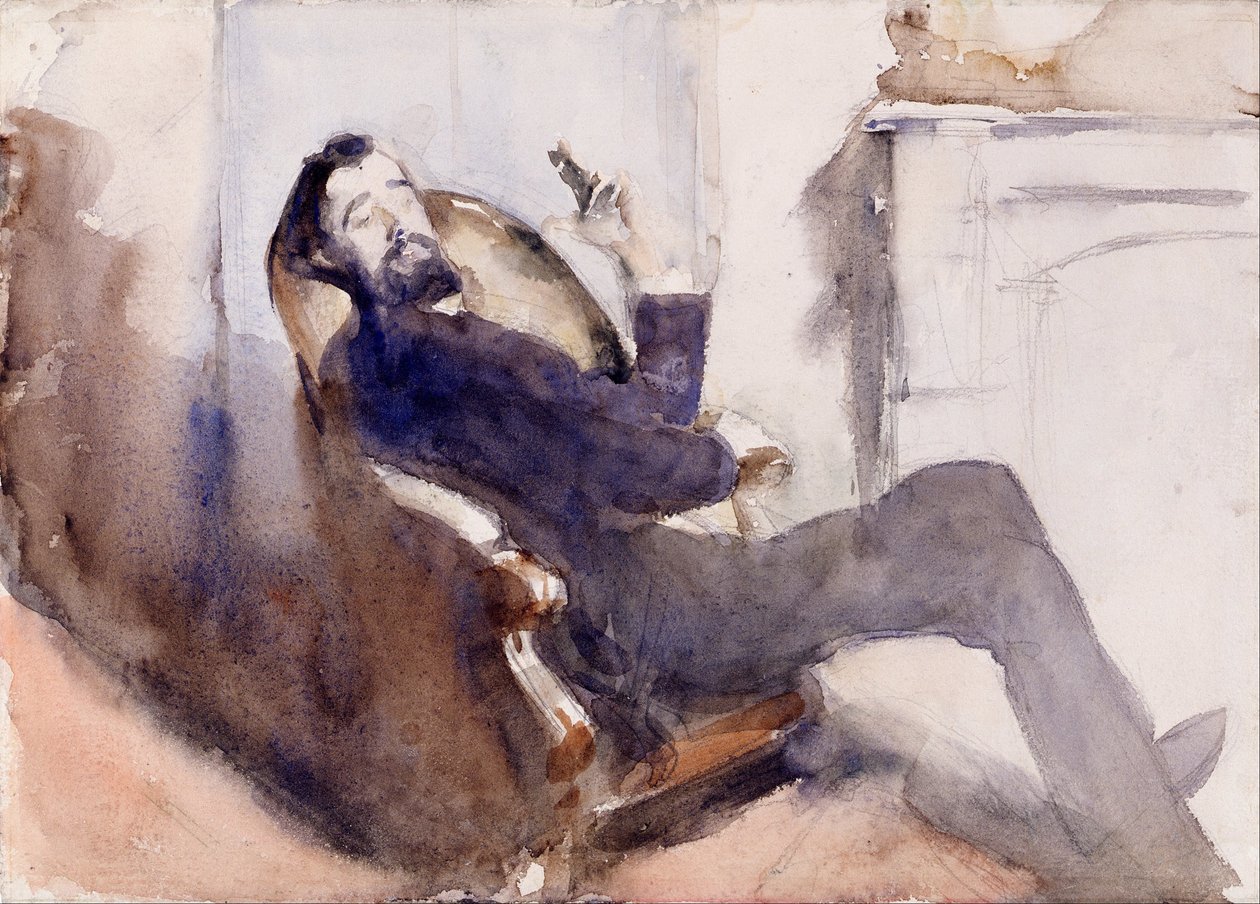 Portræt af Paul-César Helleu af John Singer Sargent