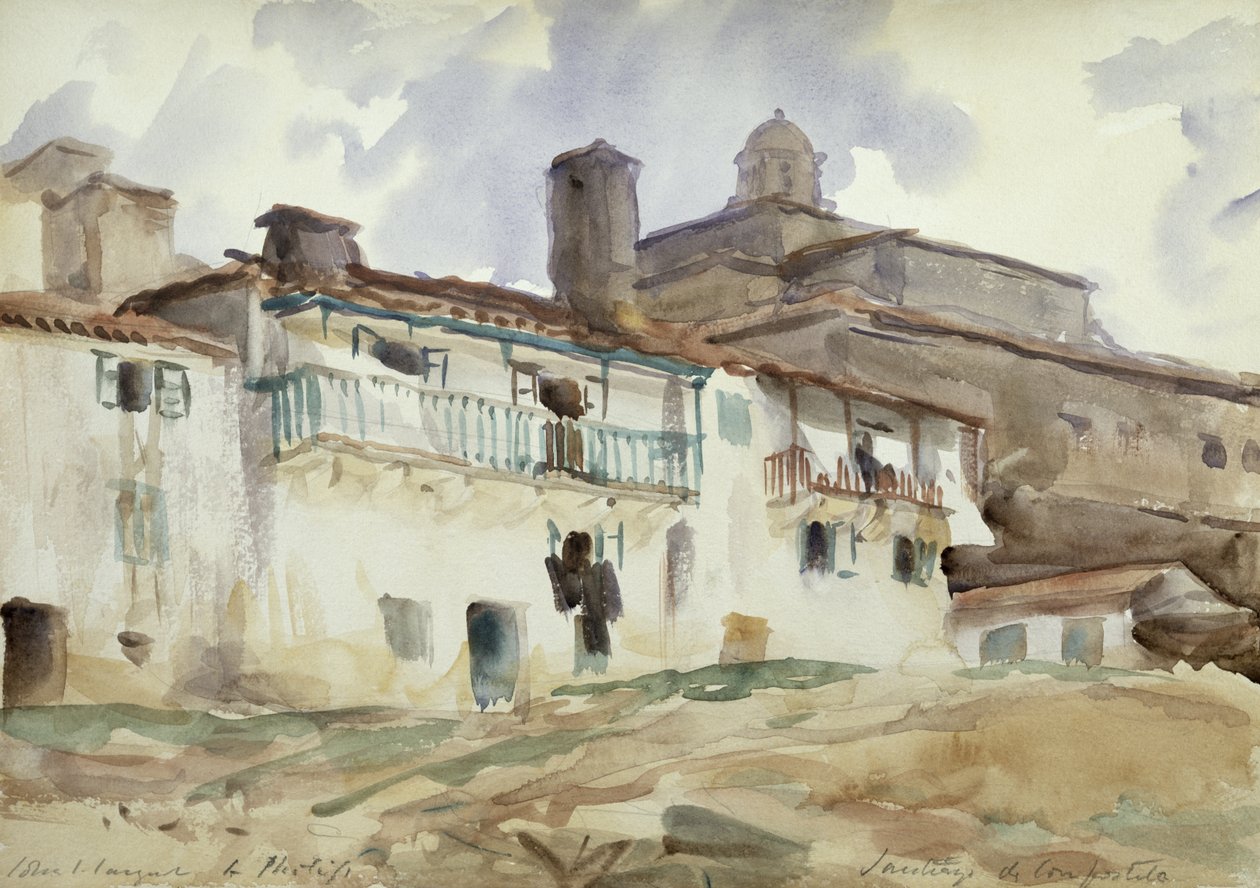 Santiago de Compostella af John Singer Sargent