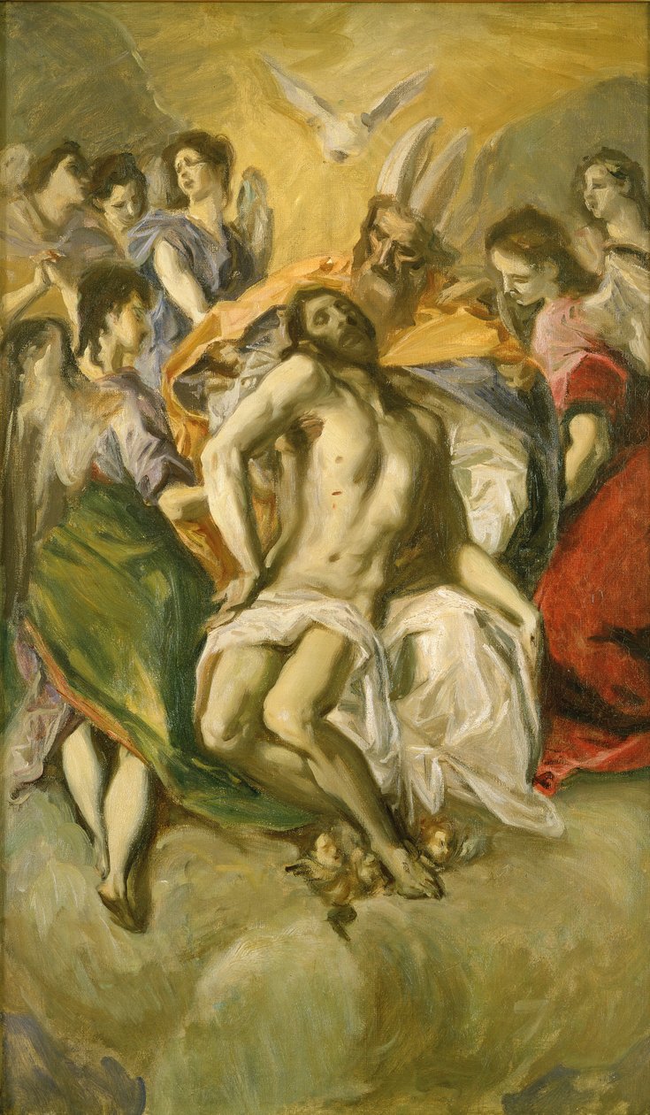 Nedstigningen fra korset, efter El Greco af John Singer Sargent