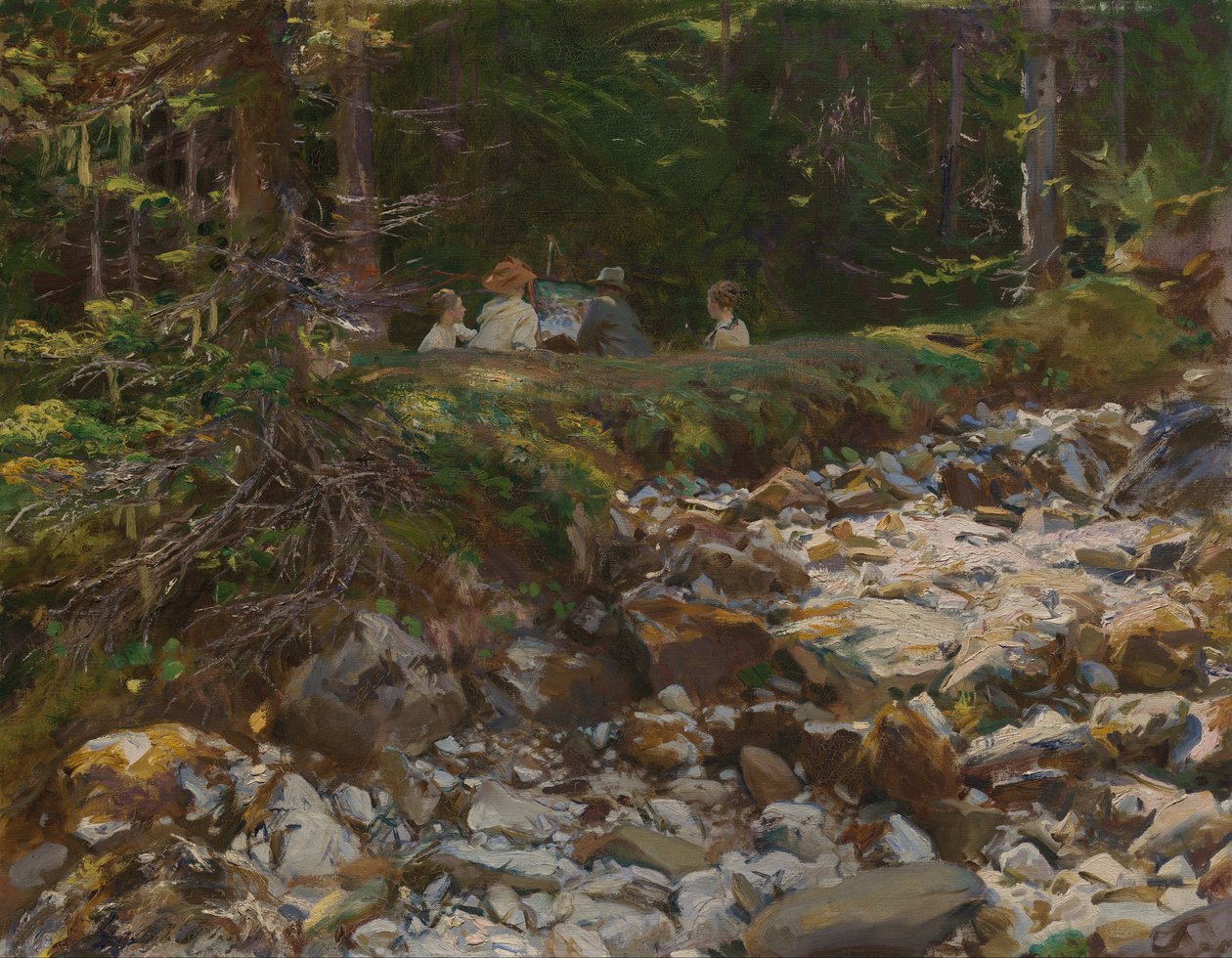 Mesteren og hans elever af John Singer Sargent